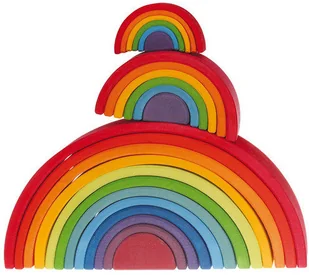 Grimm's Grimm's, kolorowa tęcza, 12 elementów - Łamigłówki - miniaturka - grafika 4