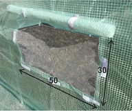 Agrowłókniny - 4iQ Pokrycie do tunelu szklarniowego 4iQ 3x6m Zielone - miniaturka - grafika 1