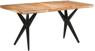 vidaXL Lumarko Stół jadalniany, 160 x 80 x 76 cm, lite drewno akacjowe 323565 - Stoły - miniaturka - grafika 11