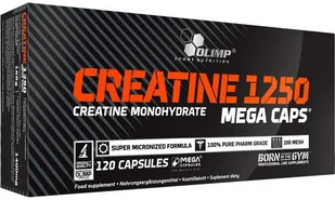 Olimp TCM Mega Caps (jabłczan kreatyny) 120 kaps./1100mg - Kreatyna - miniaturka - grafika 3