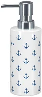 Mydelniczki i dozowniki mydła - Kleine Wolke Dozownik do mydła Anchor Dark Blue 4004478279636 - miniaturka - grafika 1