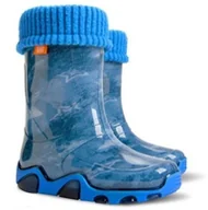 Buty dla dziewczynek - Demar Kalosze dziecięce STORMER LUX PRINT AC (20-27) - Mała 0032AC - miniaturka - grafika 1