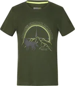 Odzież trekkingowa dziecięca - Regatta Regatta Bosley III Koszulka Dzieci, racing green 15-16Y | 176 2021 Koszulki z krótkim rękawem RKT106   3B0C20 - miniaturka - grafika 1