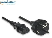 Kable komputerowe i do monitorów - Manhattan Kabel zasilający PC 3m czarny KKMHKKBZ0040 - miniaturka - grafika 1