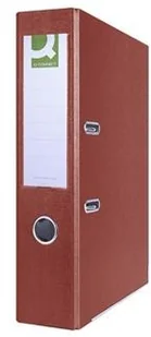 Q-CONNECT segregator Hero z szyną, PP, A4/75mm, bordowy KF15998 - Segregatory - miniaturka - grafika 2