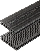 Podesty i deski tarasowe - Deska Tarasowa Kompozytowa 3D Antracyt 3,5m - miniaturka - grafika 1