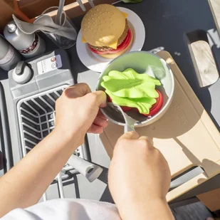 Smoby Kuchnia ogrodowa Garden Kitchen grill 312004 312004 - Zabawki i gry sportowe - miniaturka - grafika 9