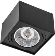 Lampy sufitowe - Spectrum CHLOE AR111 GU10 IP20 kwadratowa czarna ruchoma downlight SLIP005039 - miniaturka - grafika 1