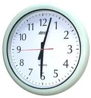 Zegary - Atrix Zegar ścienny wodoszczelny biały 40cm ATE740W - miniaturka - grafika 1