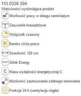 Franke Maris Ceiling FCBI 1204 C WH (110.0338.394) - Okapy kuchenne - miniaturka - grafika 4