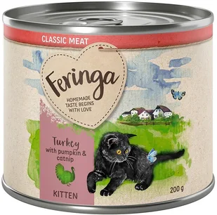 Feringa Korzystny pakiet karma mokra dla kociąt 12 x 200 g Łosoś i kurczak z brokułami i natką pietruszki - Mokra karma dla kotów - miniaturka - grafika 2