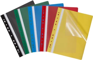 Bantex Skoroszyt z perforacją EVO A4 szary 25 szt HAME0638 - Teczki i skoroszyty - miniaturka - grafika 2