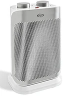 Ogrzewanie przenośne - Argo Clima Argoclima Boogie HEIZLÜFTER ceramika lampa stołowa, biały/srebrny - miniaturka - grafika 1