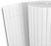 Ogrodzenia - vidaxl Ogrodzenie dwustronne, białe, 90x300 cm - miniaturka - grafika 1