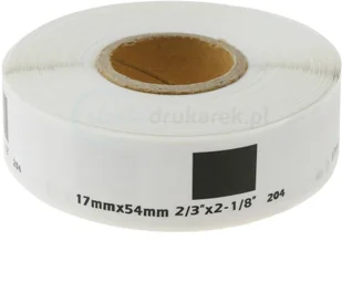 Brother strefadrukarek.pl Zestaw etykiet DK-11204 10 sztuk + uchwyt 17mm x 54mm - zamiennik | OSZCZĘDZAJ DO 80% - ZADZWOŃ! 730811399 PROMOCJA! SET-10-BU-DK-11204 - Etykiety do drukarek - miniaturka - grafika 3
