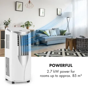 Klarstein New Breeze 9 Klimatyzacja 9000 BTU Klasa energetyczna A Pilot biała ACO6-NewBreeze9W - Klimatyzatory - miniaturka - grafika 3