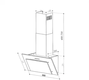 Klarstein Athena 90 Czarny (TK15-Athena90-BK) - Okapy kuchenne - miniaturka - grafika 10