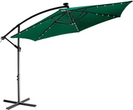 Parasole ogrodowe - STILISTA ZIELONY PARASOL OGRODOWY 3,5 M LED Z KORBKĄ 30040048 - miniaturka - grafika 1