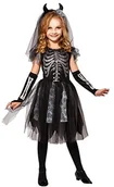 Stroje karnawałowe - Widmann Andreas 07487 dziecięcy kostium szkielet dla panny młodej, 140 - miniaturka - grafika 1