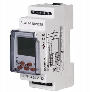 Zamel Sterownik cyfrowy dzwonka szkolnego 24-250V AC 30-300V DC SDM-10/U EXT10000119 - Programatory czasowe - miniaturka - grafika 4
