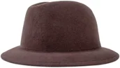 Czapki damskie - Brixton kapelusz Malone Fedora Brown - miniaturka - grafika 1