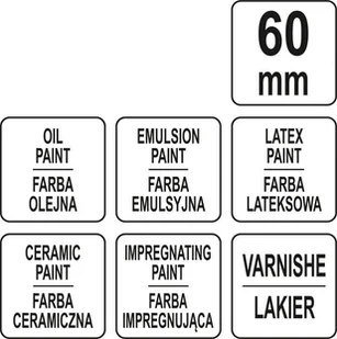 Yato Pędzel pierścieniowy okrągły M60 YT-54583 - Pędzle - miniaturka - grafika 3