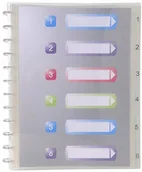 Teczki i skoroszyty - Exacompta Exacompta teczka z pierścieniami z polipropylenu, DIN A4 30 koszulek, kryształowa 3130630863205 - miniaturka - grafika 1
