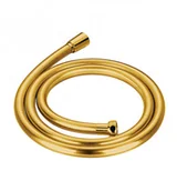 Węże prysznicowe - Omnires 028 GL Wąż prysznicowy osłona PVC złoty 150cm - miniaturka - grafika 1