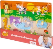 Układanki dla dzieci - Smily Play Układanka drewniana, zwierzęta - miniaturka - grafika 1