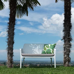 Nardi Ławka ogrodowa Net biała 40338.00.000 - Pozostałe meble ogrodowe - miniaturka - grafika 2