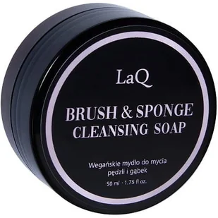 LaQ - Brush & Sponge Cleansing Soap - Naturalne mydło do mycia gąbek i pędzli do makijażu - 50 ml - Pozostałe akcesoria kosmetyczne - miniaturka - grafika 2