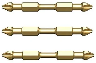 MAKITA zestaw 3 szt. podwójnych końcówek udarowych Pozidriv PZ2/65mm, IMPACT GOLD MAKITA [B-45222] B-45222 - Nasadki do elektronarzędzi - miniaturka - grafika 3