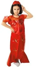 KRASZEK Kraszek, strój dla dzieci Syrenka, rozmiar 134 / 140 cm - Stroje karnawałowe - miniaturka - grafika 2