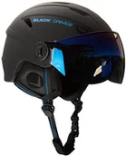 Kaski narciarskie - Black Crevice kask narciarski z wizjerem, dla dorosłych, czarny, XS BCR143824-BB-XS_schwarz/blau_XS - miniaturka - grafika 1