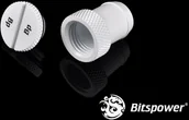 Chłodzenie wodne - Bitspower Mocowanie 1/4 do ID 13mm Wtyczka - biały (BP-DWWP-C31) - miniaturka - grafika 1