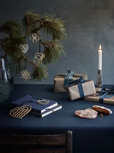 Rosendahl KAREN BLIXEN Christmas Zawieszka Świąteczna - Serce Świąteczne - Złota 32495 - Ozdoby bożonarodzeniowe - miniaturka - grafika 2