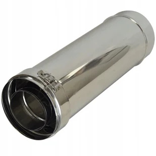 Rura koncentryczna fi 130/200 0,5 m piecyk gazowy - Kominki wentylacyjne - miniaturka - grafika 2