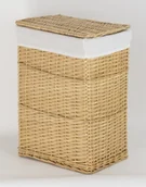 Kosze wiklinowe - CORSAN CORSAN Kosz wiklinowy na pranie NATURA z wyściółką ECRU 40x28x60 cm 715L - miniaturka - grafika 1