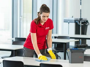 Vileda Professional Ścierka R-Micro Tuff Swift Żółta 168759.. VILE-PROF-000960 - Ściereczki, gąbki, czyściki - miniaturka - grafika 5