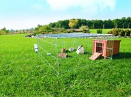 Akcesoria dla gryzoni - Trixie kołowrotek z wolnym biegiem Gehege m. okładka, ocynkowane, 144 x 58 x 116 cm - miniaturka - grafika 1