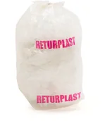 Worki na śmieci - AJ Produkty Przezroczyste worki na odpady, 14 rolek (10 szt./rolka), 240 L - miniaturka - grafika 1