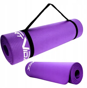 HMS Sportvida mata do fitnessu Nbr 180x60x1cm szary - Maty do ćwiczeń - miniaturka - grafika 3