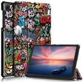 Etui do tabletów - Samsung Strado Etui Graficzne Smart Case do Galaxy Tab A7 Lite 8.7 T220/T225 (Graffiti) DNETGCA7L87.GRAFFITI - miniaturka - grafika 1