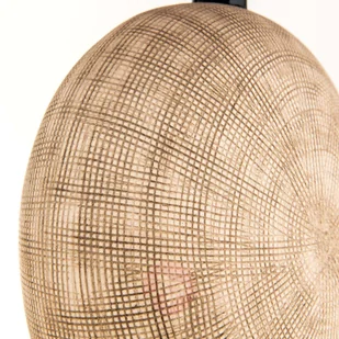 Orion Ceramiczna lampa stołowa Ethno 52 cm brązowa - Lampy stojące - miniaturka - grafika 5