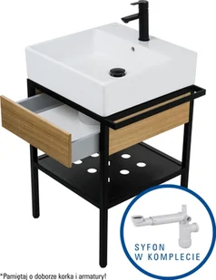 Deante Temisto 60x50 CDTD6U6S - Umywalki - miniaturka - grafika 5