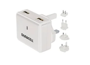 Duracell Ładowarka sieciowa 3,4 A travel kit biała (DR6001W) - Ładowarki do telefonów - miniaturka - grafika 3