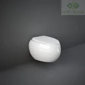Miski WC - RAK Ceramics CLOUD MISKA WC PODWIESZ. RIMLESS 56X40CM BIAŁY POŁYSK CLOWC1446AWHA - miniaturka - grafika 1