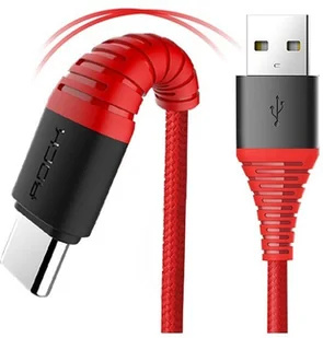 ROCK Kabel USB-C ROCK Typ C Wzmacniany Nylonowy 200cm 882 - Kable USB - miniaturka - grafika 2