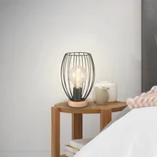 Lampy stojące - Briloner Lampa stołowa Waktu, klosz z prostymi rozpórkami - miniaturka - grafika 1