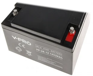 Volt Polska Volt Polska Akumulator VPRO 12V/26Ah 12V/26AH-VPRO - Baterie do zasilaczy awaryjnych UPS - miniaturka - grafika 3